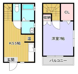 コアロード6【1階】の間取り
