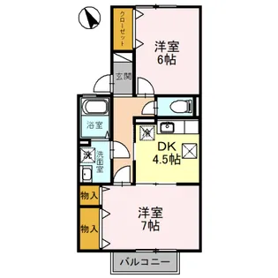 ブリーズ【1階】の間取り