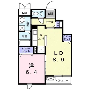 フェリス【3階】の間取り