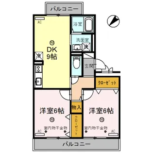 セジュールL3(エルスリー)【3階】の間取り