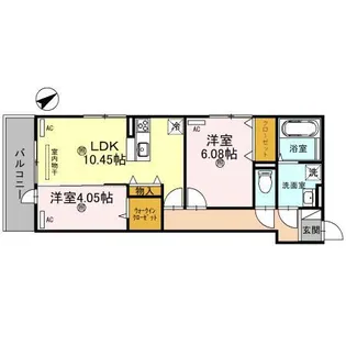 LuzLazo Esy (ルースラソ エシィ)【2階】の間取り