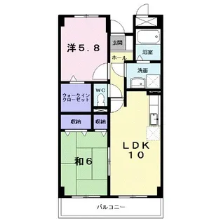 エルグランデ奥村【3階】の間取り