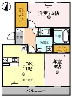 メイプルコート【3階】の間取り
