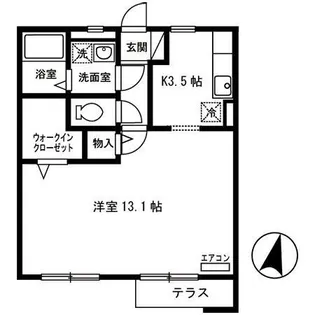 夢咲きの里 D【1階】の間取り