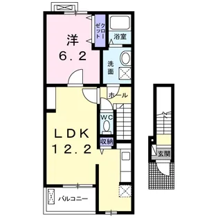 アニメート・トクヨーPartⅡ【2階】の間取り