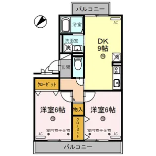 セジュールL3【3階】の間取り