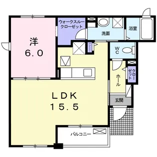 サニーオーブⅡ【1階】の間取り