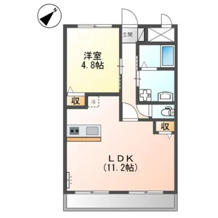ブリーゼコートDS【2階】の間取り