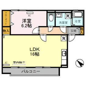 夢咲きの里 C【2階】の間取り