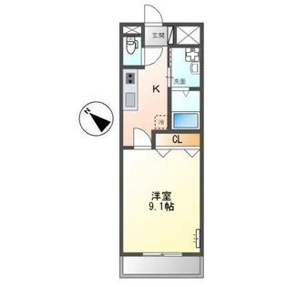 ピア・BELL【2階】の間取り