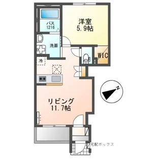 フェリシアⅢ【1階】の間取り