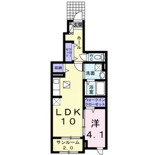 ベル・カーサ【1階】の間取り