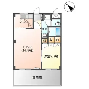 ハートランドヒル【1階】の間取り