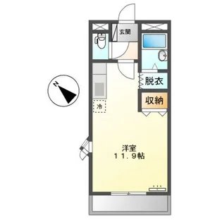 M’sティアラ【1階】の間取り