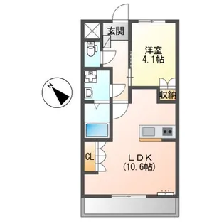 フォルティア【2階】の間取り