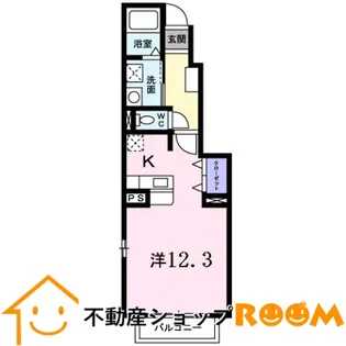 エスポワール【1階】の間取り