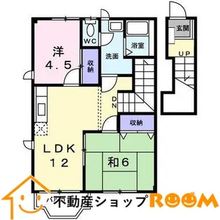 ジョワエスポワール【2階】の間取り