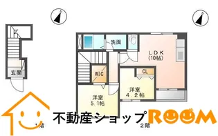 sun fitⅡ【202号室】の間取り