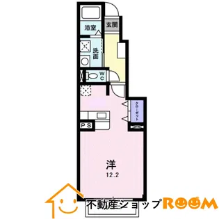 カーサ・ソレイユ三番館【1階】の間取り