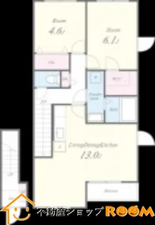 エムズプラザ【211号室】の間取り