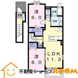 グランデ フィオーレⅠ【2階】の間取り