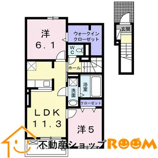クラシコB【2階】の間取り