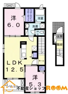 エルヴィータ八女C【2階】の間取り