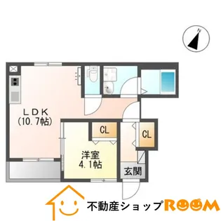 sun fitⅡ【103号室】の間取り