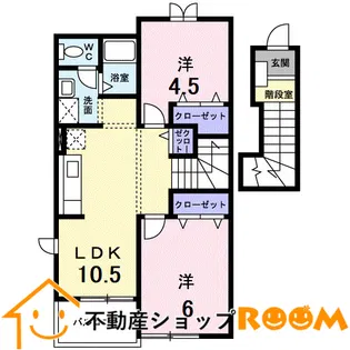 セピアⅡ【2階】の間取り