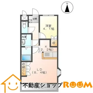 ファームタウン桜Ⅱ【203号室】の間取り