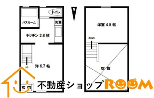 モデスティ五反田【G号室】の間取り