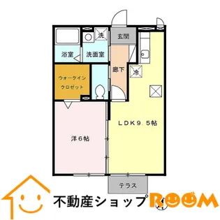 グレイス C棟【112号室】の間取り