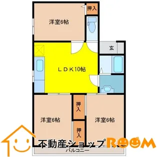 BRIZZⅣ【101号室】の間取り