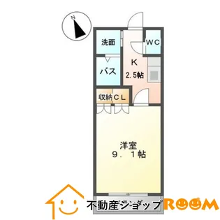 エル・シャトー【203号室】の間取り