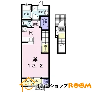 リトルガーデン【2階】の間取り