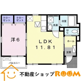 フォレスタ【1階】の間取り