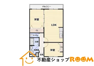 グランドール広見【3階】の間取り