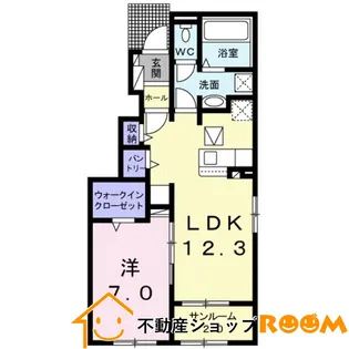 アルカンシェルⅦ【1階】の間取り