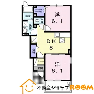 グレイス・ベルⅡ【1階】の間取り