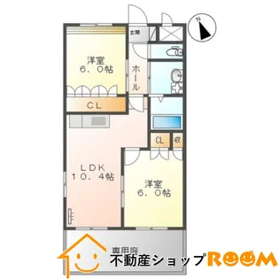 クレオール【106号室】の間取り