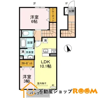 ラフレ【2階】の間取り