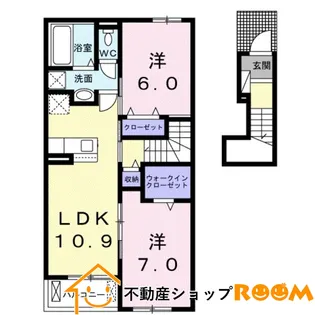 モン・ゾーレ【2階】の間取り