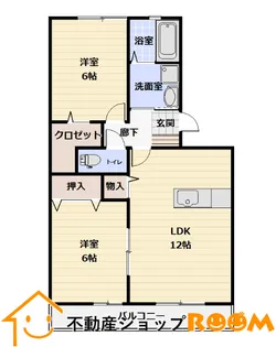ウィルモアTOSHI【302号室】の間取り