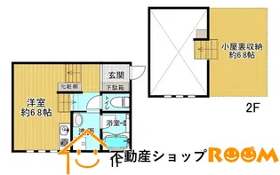 RENATUS CALERO D【201号室】の間取り