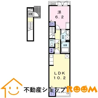 カーサ フィオーレ【2階】の間取り