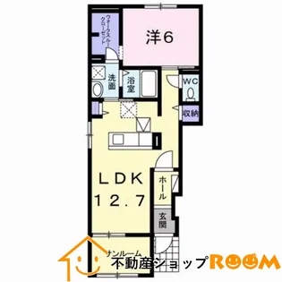 サクラヴィレッジⅠ【1階】の間取り