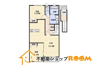 Lbloom納楚【2階】の間取り