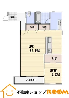 Louvre【201号室】の間取り
