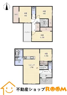 福岡県筑後市大字熊野【一戸建】の間取り