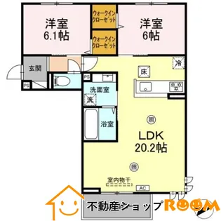 モナローム・シェリⅡ【3階】の間取り